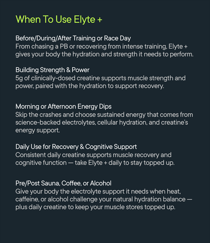 Elyte Hydration + Creatine